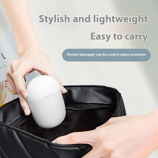 Mini Portable Pulse Massager - Rechargeable Smart Pain Relief Device