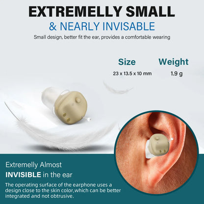 Tragbarer In-Ear Hörgeräteverstärker