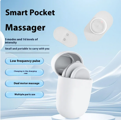 Mini Portable Pulse Massager - Rechargeable Smart Pain Relief Device